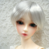 Wig / 8-9 inch / Short Bob (Sliver-grey #60/K19M)
