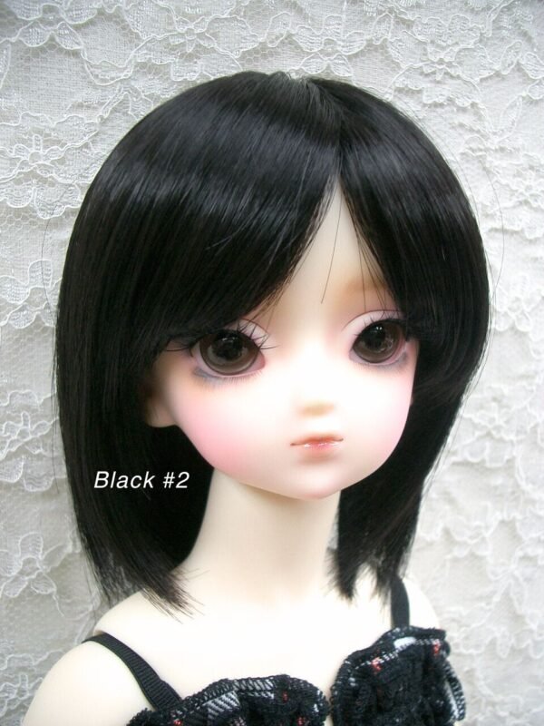 Wig / 8-9 inch / Long Bob (Black #2)