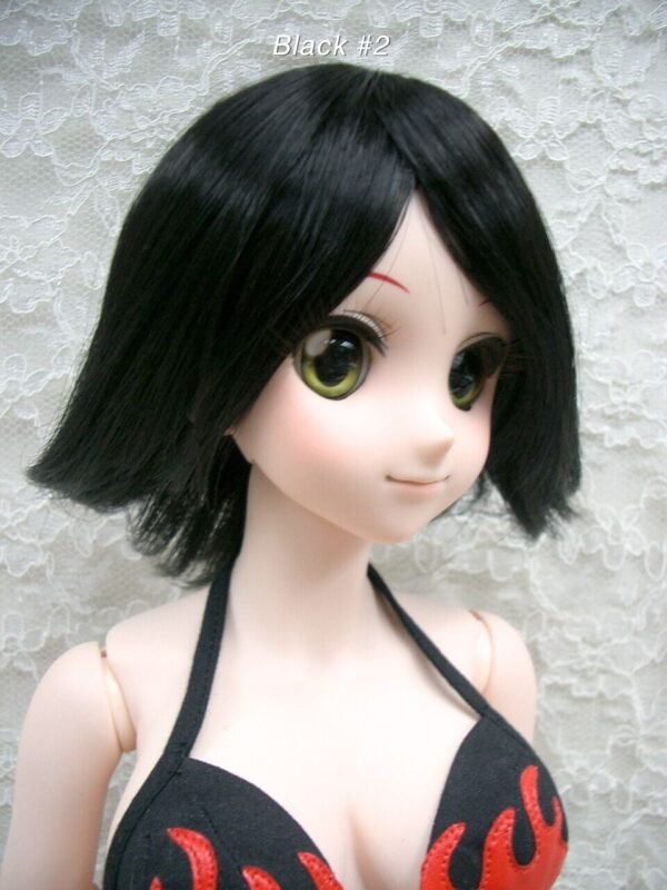 Wig / 8-9 inch / Long Bob Chopper (Black #2)