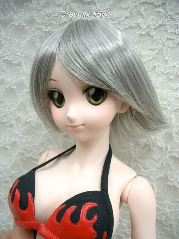 Wig / 8-9 inch / Long Bob Chopper (Greymix #56)