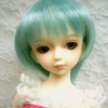 Wig / 7-8 inch / Short Bob with a tail (Lightblue #K19/K3)