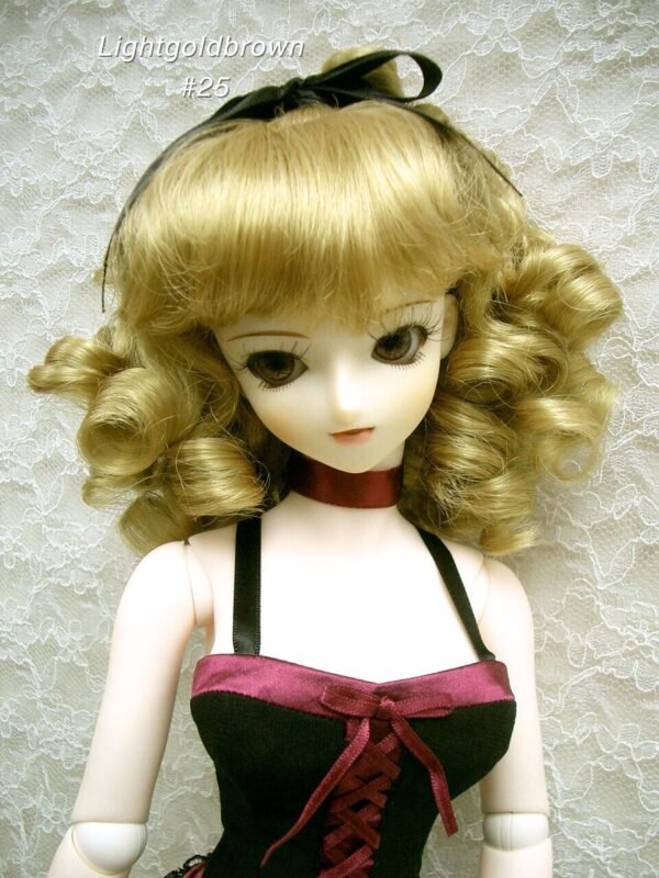Wig / 8-9 inch / Ribbon Princess Curls (Lightgoldbrown #25)