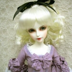 Wig / 8-9 inch / Ribbon Princess Curls (Milkwhite #K19)