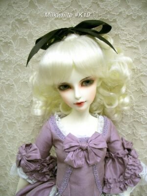 Wig / 8-9 inch / Ribbon Princess Curls (Milkwhite #K19)