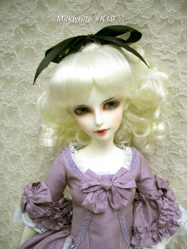Wig / 8-9 inch / Ribbon Princess Curls (Milkwhite #K19)