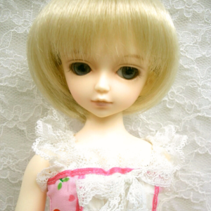 Wig / 7-8 inch / Short Bob with Long Bangs (Lightgold #613)