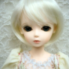 Wig / 7-8 inch / Short Bob with Long Bangs (Milkwhhite #1001)