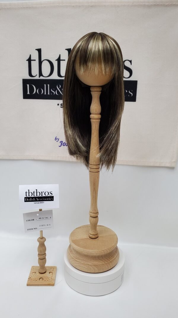 Wig / 8-9 inch / Medium Long Layer (Darkbrown-lightgold #8/613HL)