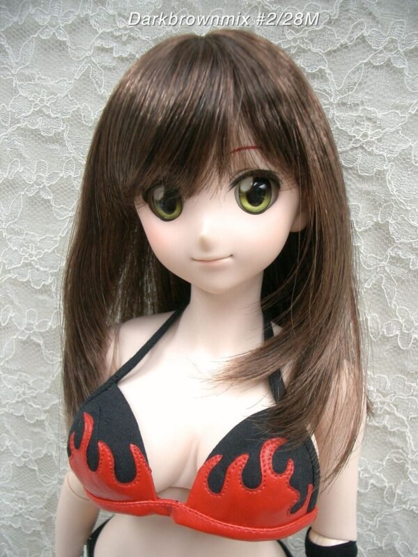 Wig / 8-9 inch / Medium Long Layer (Darkbrownmix #2/28M)