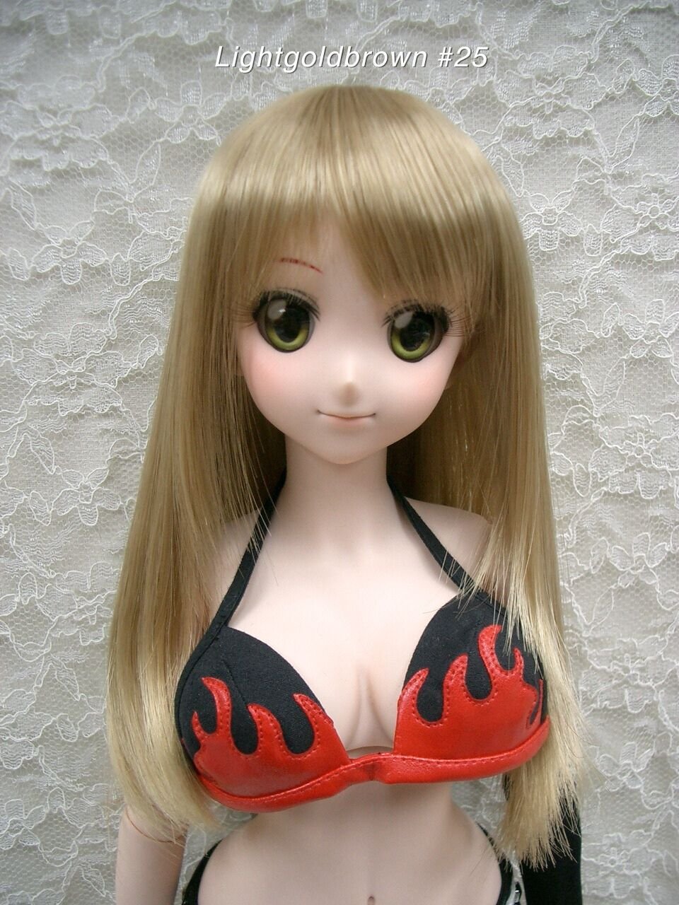 Wig / 8-9 inch / Medium Long Layer (Lightgoldbrwon #25)