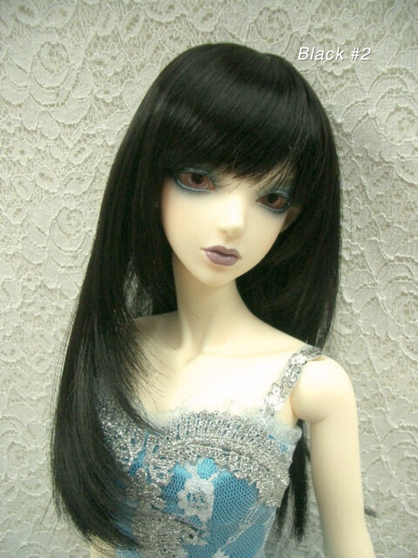 Wig / 8 inch / Medium Long Hair (Black #2)