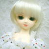 Wig / 7-8 inch / Short Bob with a tail (Milkwhite #K19)