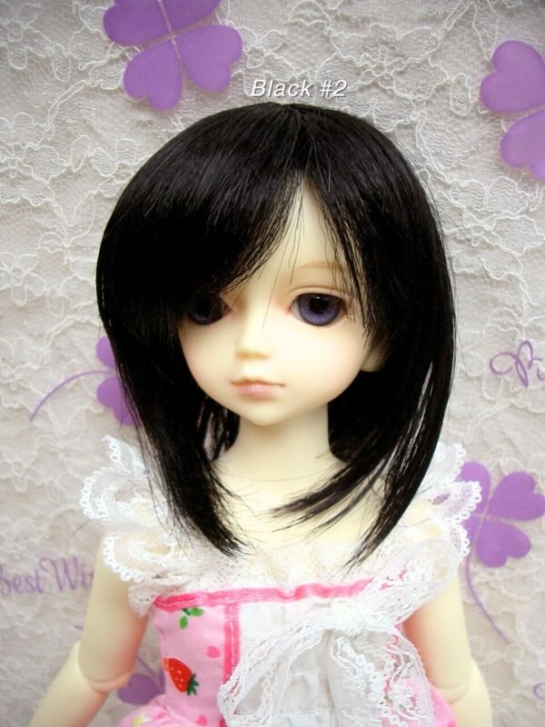 Wig / 7-8 inch / Short (Black #2)