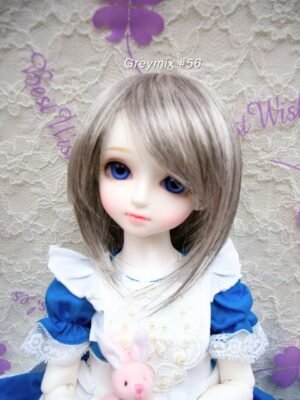 Wig / 7-8 inch / Short (Greymix #56)