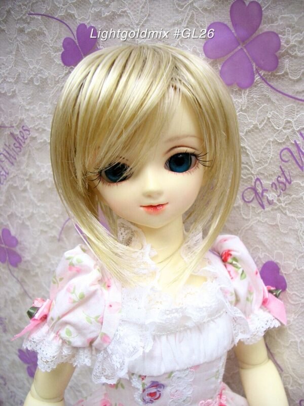Wig / 7-8 inch / Short (Lightgoldmix #GL26)