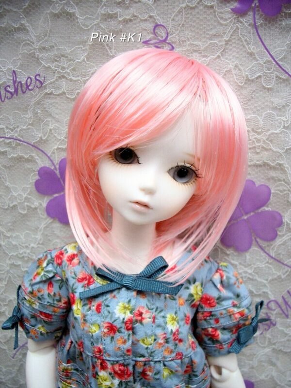 Wig / 7-8 inch / Short (Pink #K1)