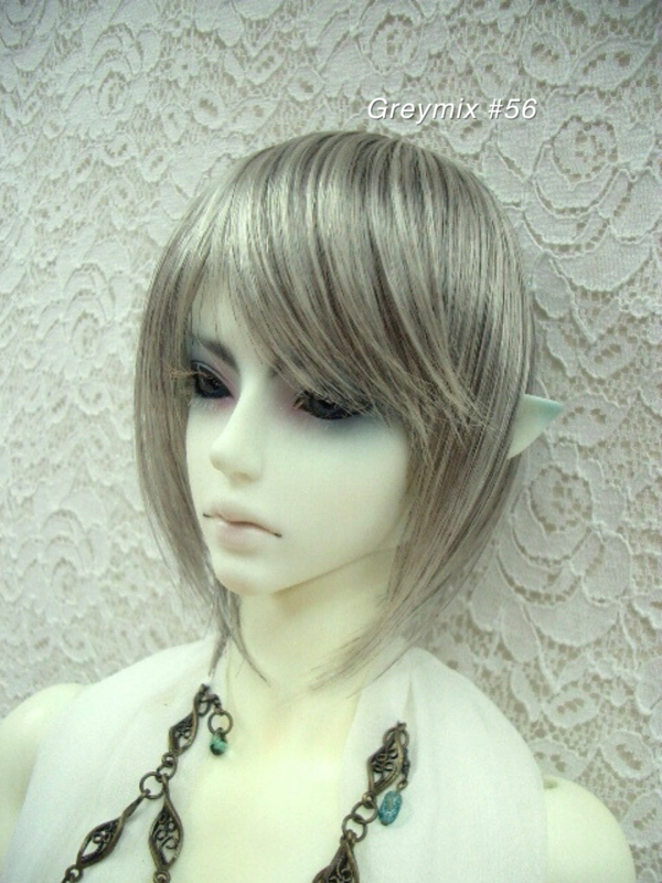 Wig / 8 inch / Short (Greymix #56)