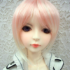 Wig / 8 inch / Short (Pink-milkwhite #K1/K19T)