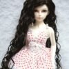 Wig / 7-8 inch / One-length Long Wave (Dark Choco #4)