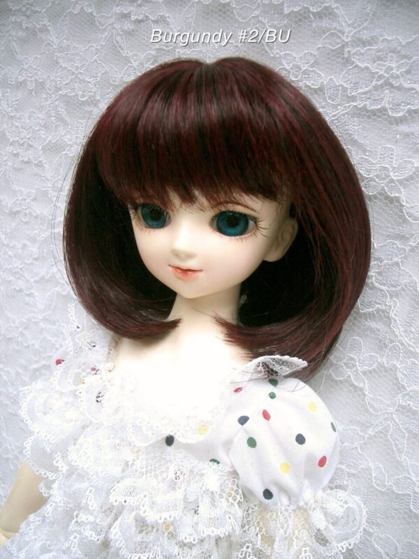 Wig / 7-8 inch / Long Bob (Burgundy #2/BU)