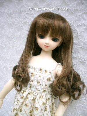Wig / 7-8 inch / Long Hair Curly (Darkbrownmix #2/28M)