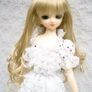 Wig / 7-8 inch / Long Hair Curly (Lightgoldmix #GL26)