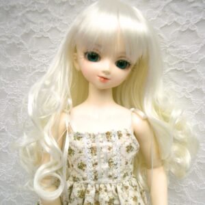 Wig / 7-8 inch / Long Hair Curly (Milkwhite #K19)