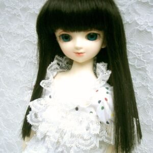 Wig / 7-8 inch / Semi-long Straight (Black #2)