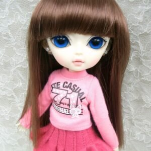 Wig / 7-8 inch / Semi-long Straight (Chocobrown #12)