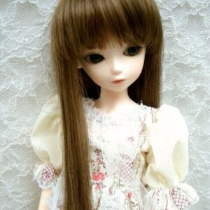 Wig / 7-8 inch / Semi-long Straight (Darkbrownmix #2/28M)