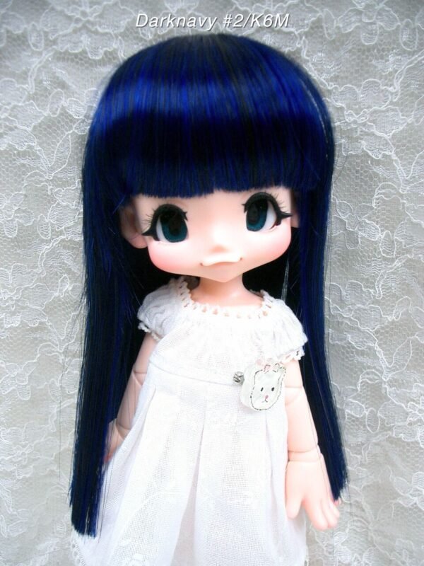 Wig / 7-8 inch / Semi-long Straight (Darknavy #2/K6M)