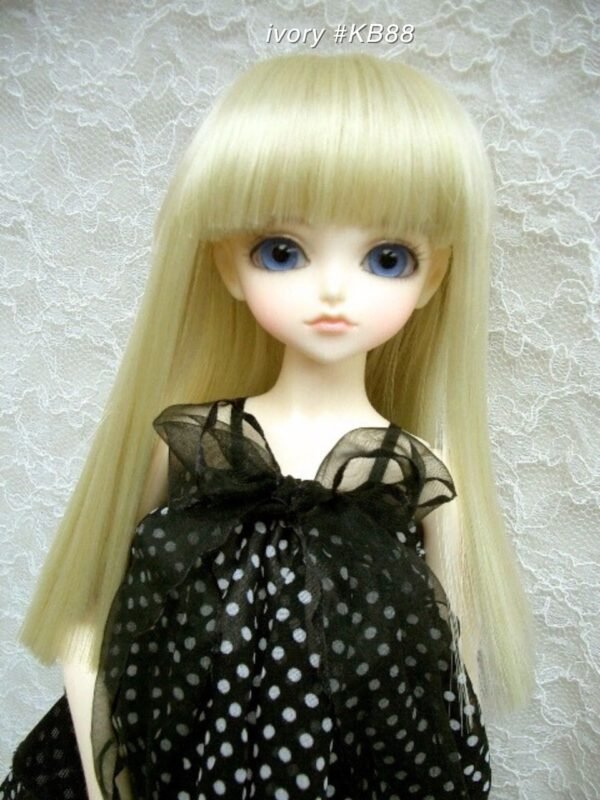Wig / 7-8 inch / Semi-long Straight (Ivory #KB88)