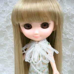 Wig / 7-8 inch / Semi-long Straight (Lightgoldbrown #25)