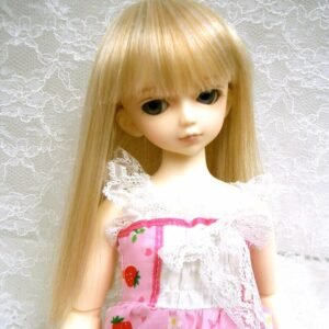 Wig / 7-8 inch / Semi-long Straight (Lightgoldmix #GL26)