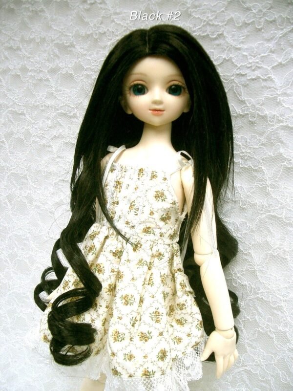 Wig / 7-8 inch / Loose Curly Long Hair (Black #2)