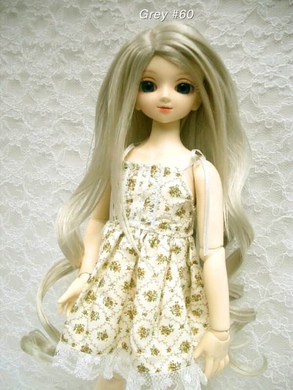 Wig / 7-8 inch / Loose Curly Long Hair (Grey #60)