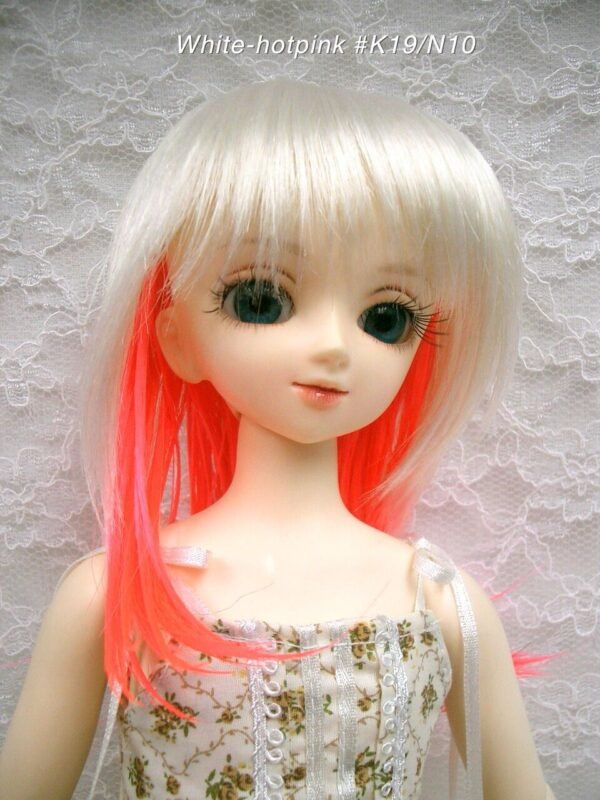 Wig / 7-8 inch / Gradation Layer (White-hotpink #K19/N10)