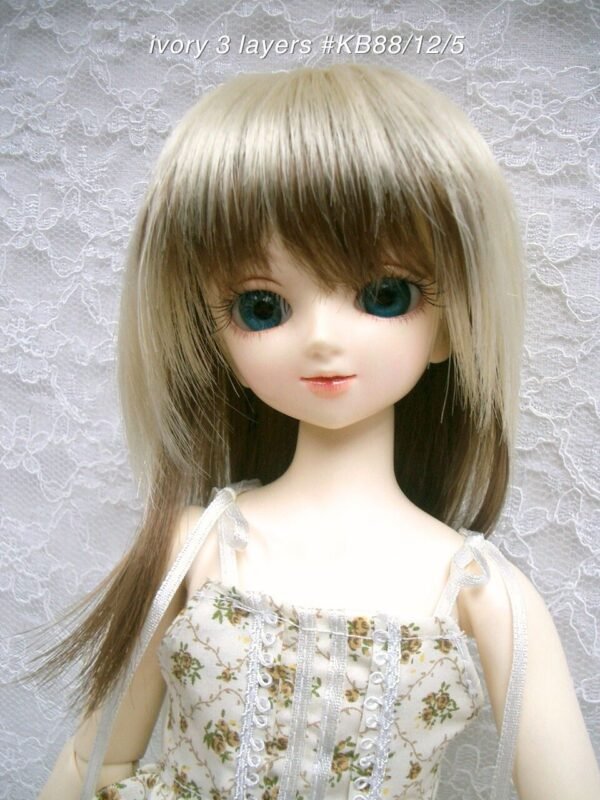 Wig / 7-8 inch / Gradation Layer (Ivory 3 layers #KB88/12/5)