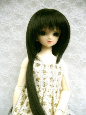 Wig / 7-8 inch / Shaggy Long hair (Black #2)