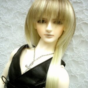 Wig / 7-8 inch / Shaggy Long hair (Brown-ivory #12/KB88T)