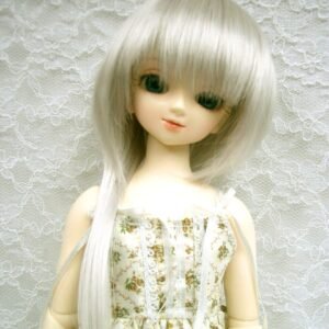 Wig / 7-8 inch / Shaggy Long hair (Grey #60)