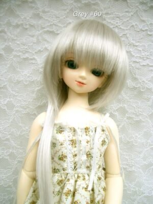 Wig / 7-8 inch / Shaggy Long hair (Grey #60)