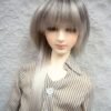 Wig / 7-8 inch / Shaggy Long hair (Greymix #44/60T)