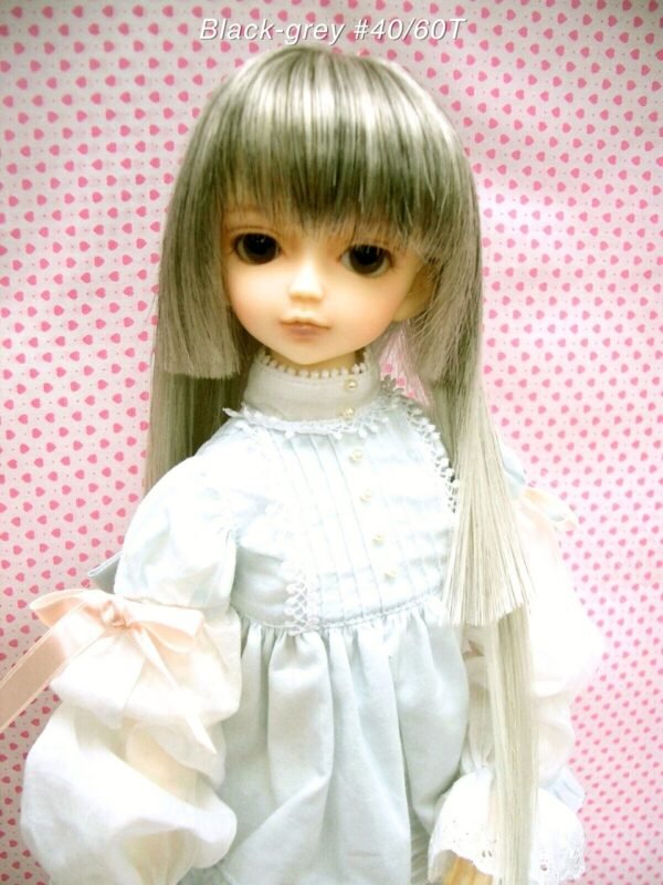 Wig / 7-8 inch / Princess-cut Long (Black-grey #44/60T)