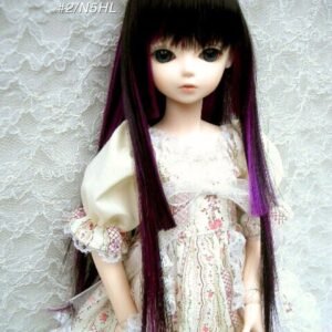 Wig / 7-8 inch / Princess-cut Long (Black-lilac #2/N5HL)
