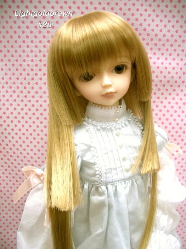 Wig / 7-8 inch / Princess-cut Long (Lightgoldbrown #25)