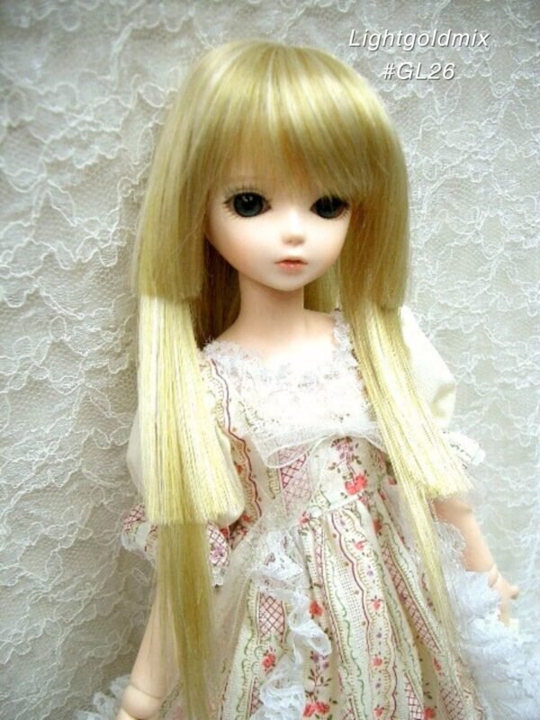 Wig / 7-8 inch / Princess-cut Long (Lightgoldmix #GL26)