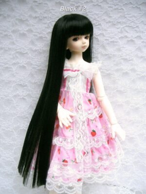 Wig / 7-8 inch / Long Straight (Black #2)