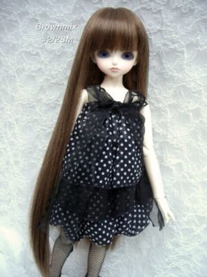 Wig / 7-8 inch / Long Straight (Brownmix #2/28M)