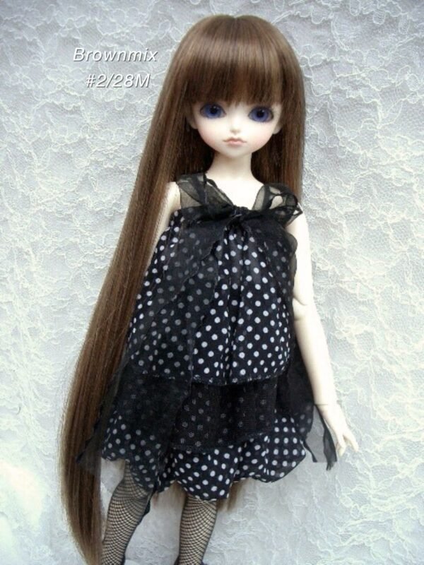 Wig / 7-8 inch / Long Straight (Brownmix #2/28M)